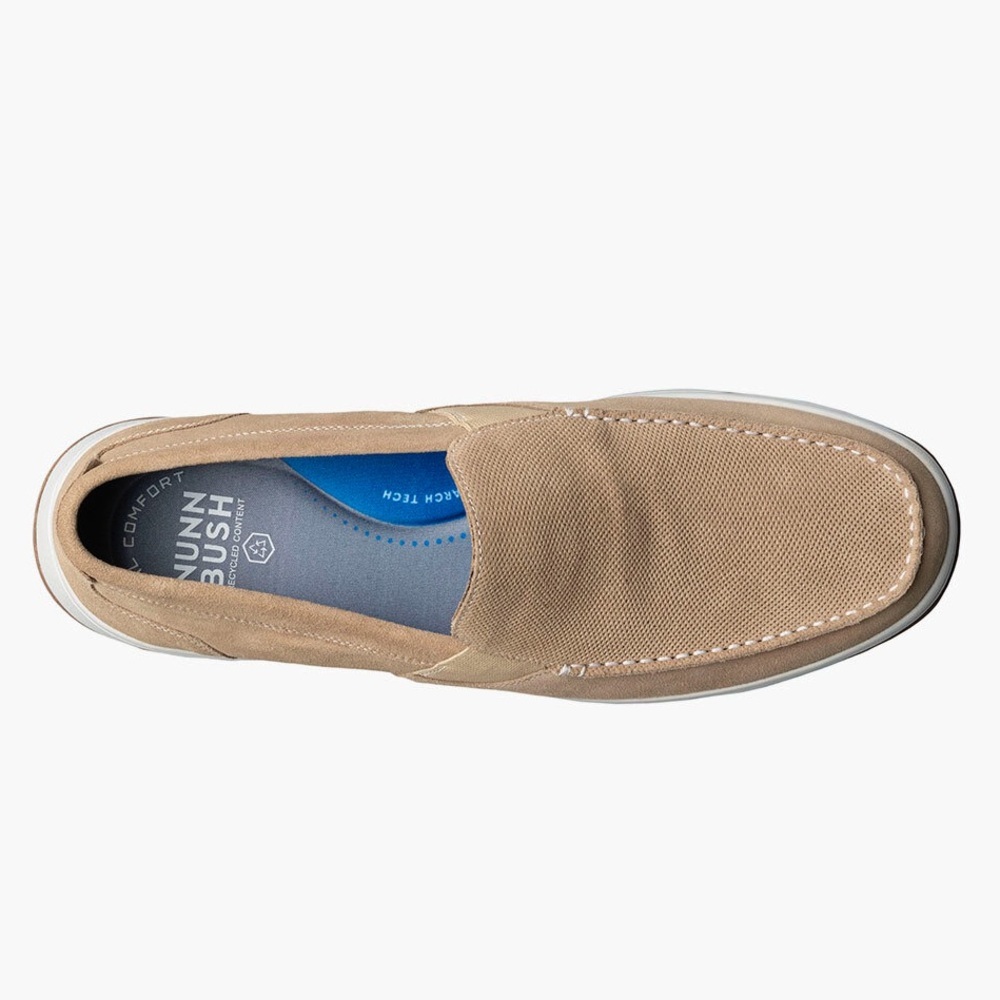 Nunn Bush LUCA SUEDE MOC TOE VENETIAN SLIP ON Shoes- Size 8 - Picture 2 of 14